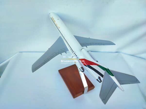 Model of B727-200 Emirates Airlines with detailed craftsmanship.